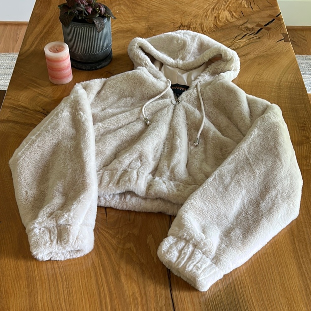 Ambiance Outerwear Cream Jacket